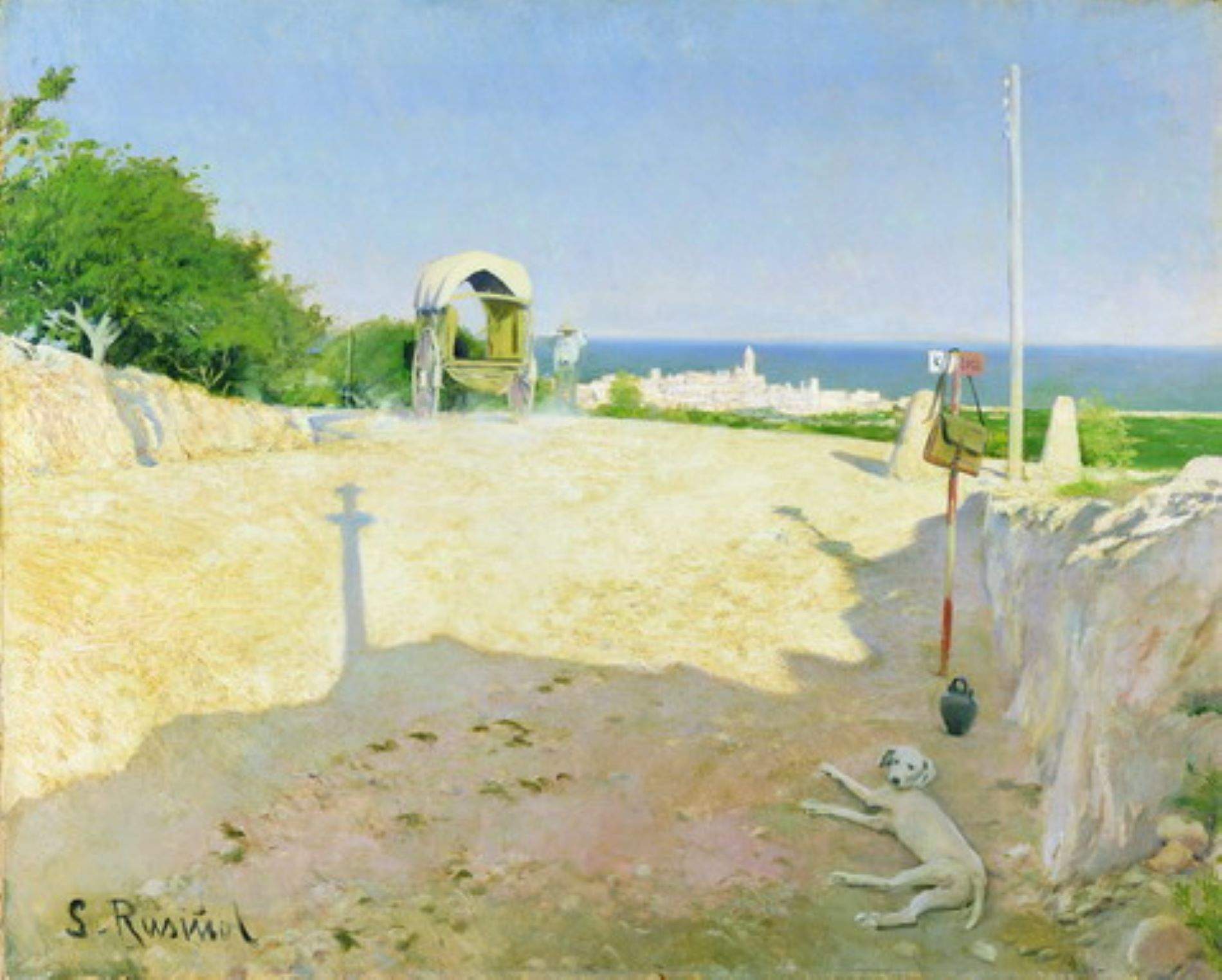 La cruz del Término Santiago Rusinol