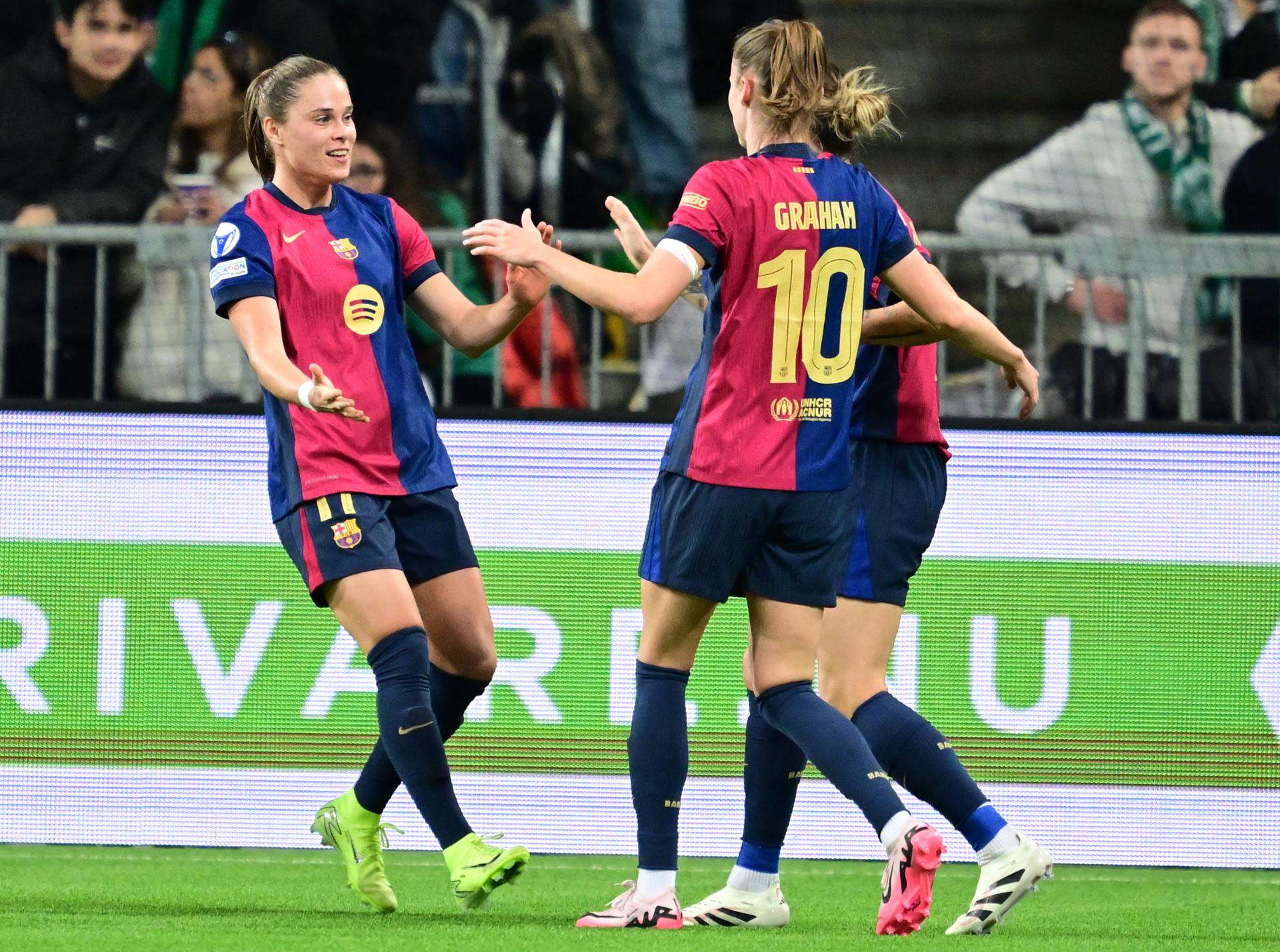 El Barça femení minimitza el Hammarby (0-3) i escalfa motors abans de la 'final' contra el City