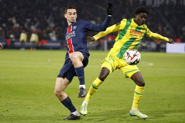 Fabian Ruiz, PSG, en el partido ante el Nantes