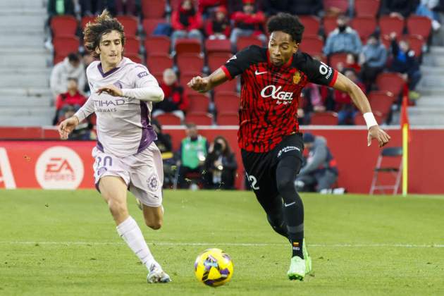 Bryan Gil i Mojica en el Mallorca - Girona FC / Foto: EFE