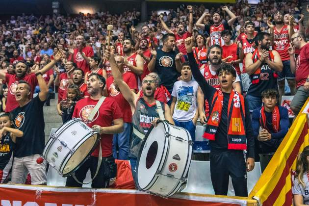 L'afició a Fontajau del Bàsquet Girona / Foto: Bàsquet Girona