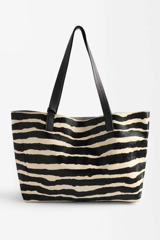 Bolso Shooper de pell