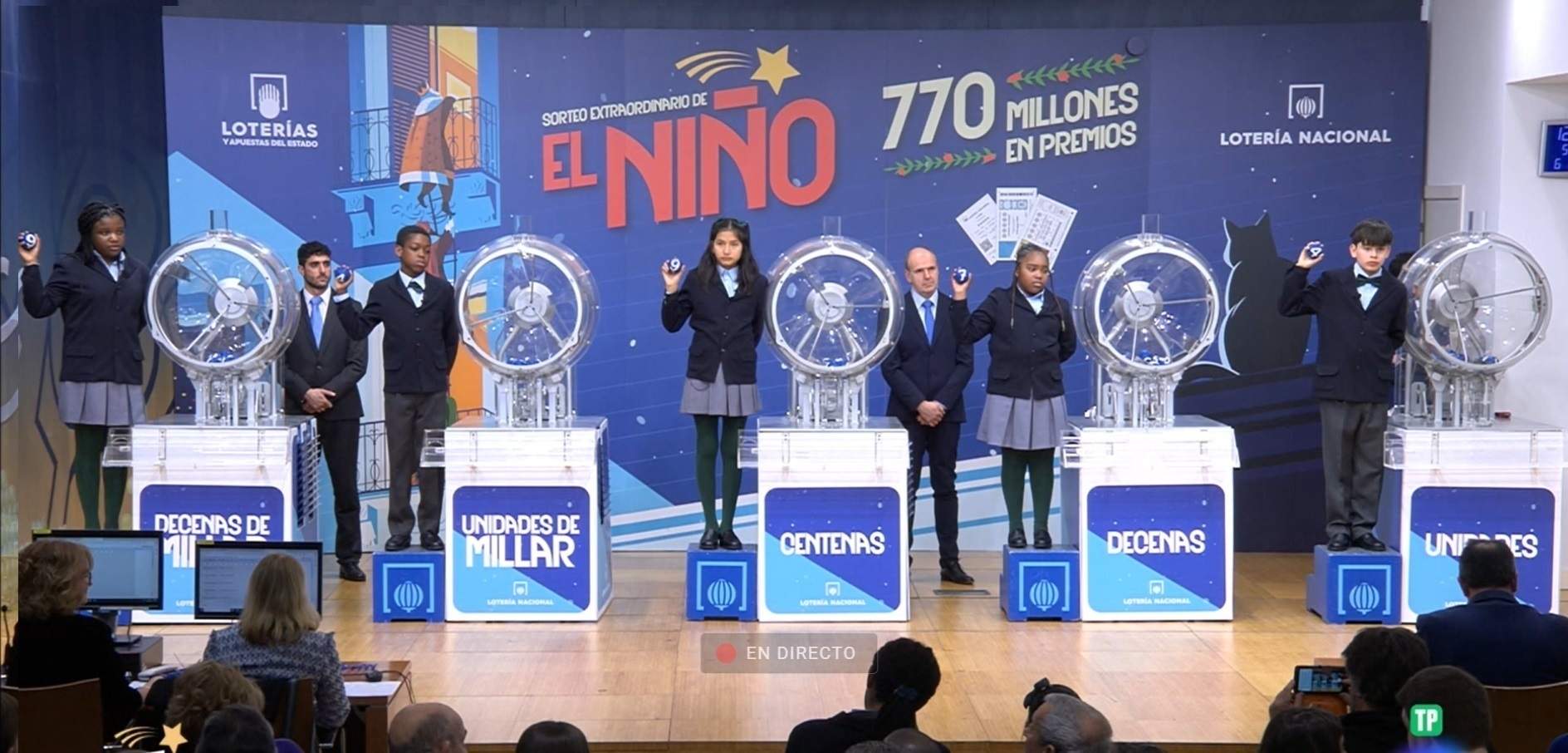 Primer premio de la Lotería del Niño 2025: 78908