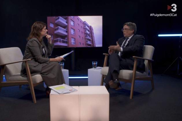 Carles Puigdemont entrevista 3Cat