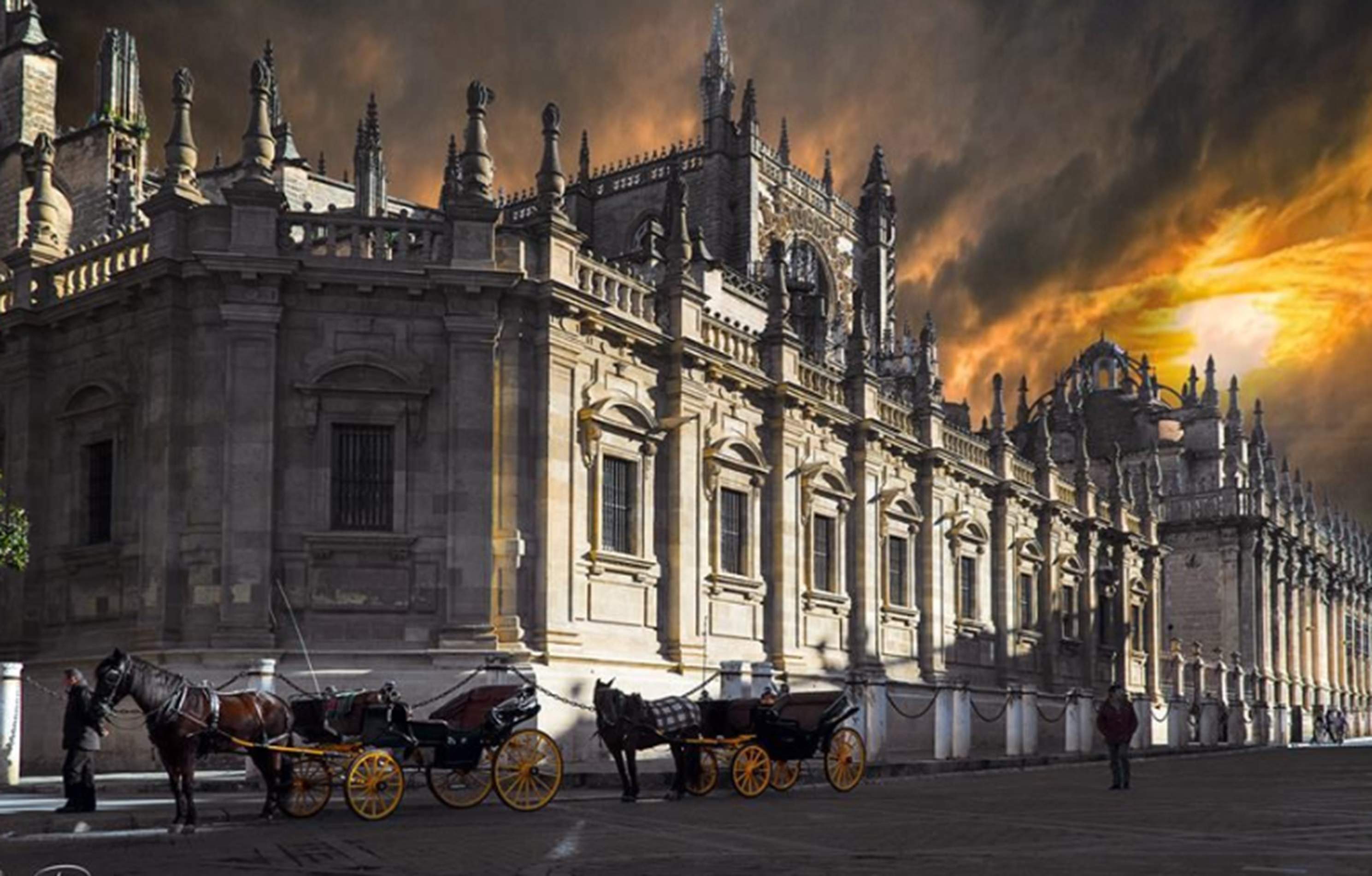 Sevilla. La Catedral. Fachada principal. Font Pinterest