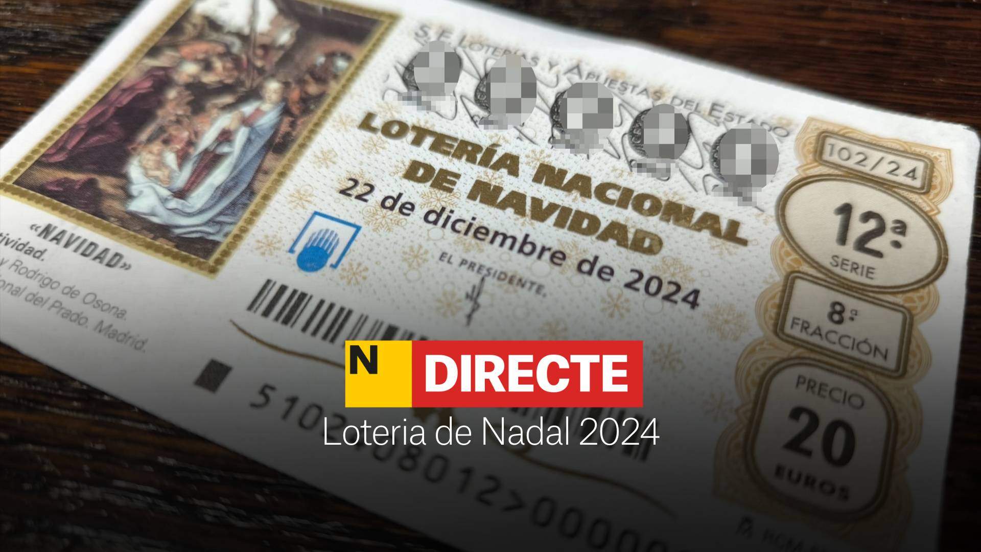 Lotería de Navidad 2024, DIRECTO | Sorteo del Gordo del 22 de diciembre, última hora