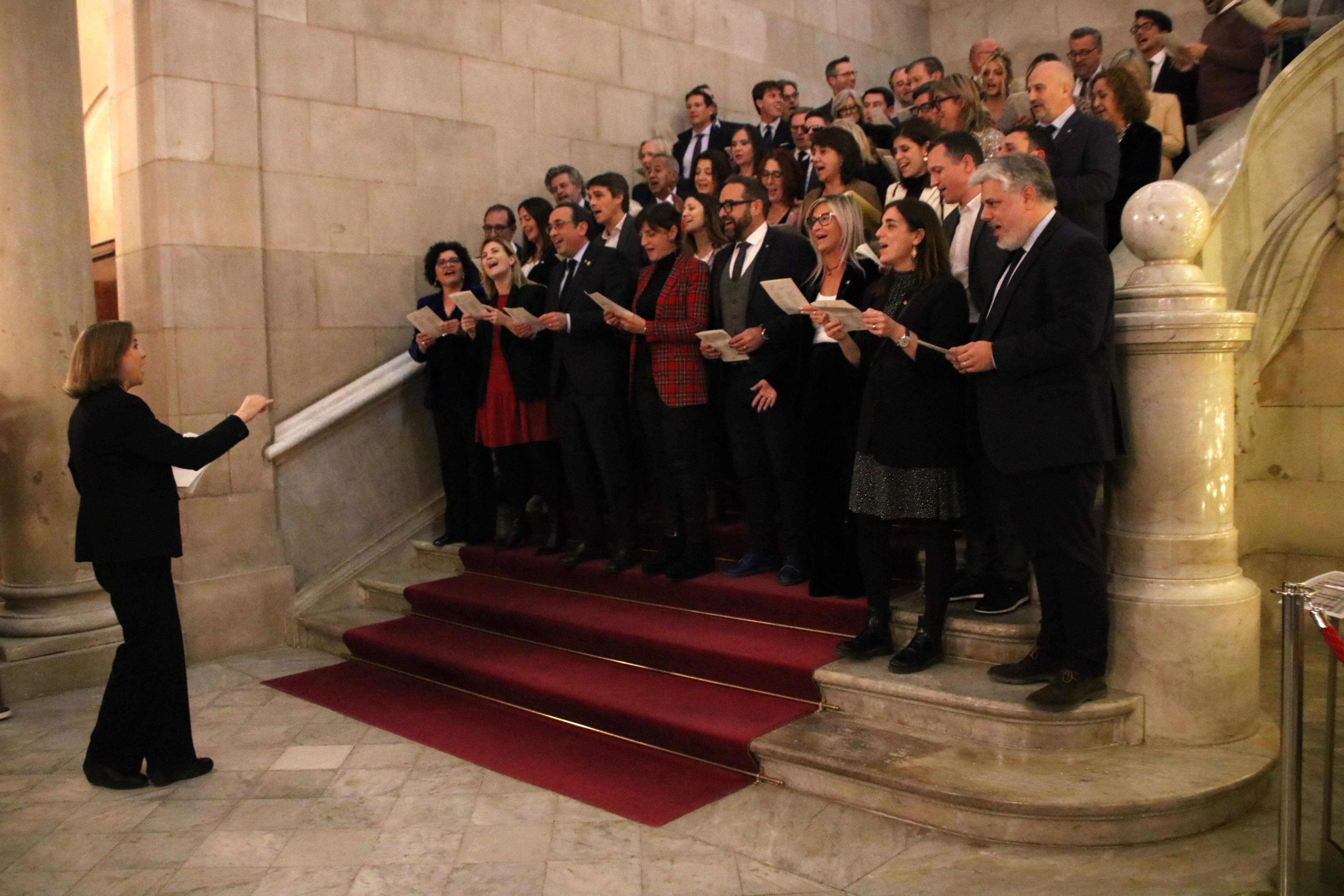 Les nadales tornen al Parlament després de 18 anys de la mà de Josep Rull