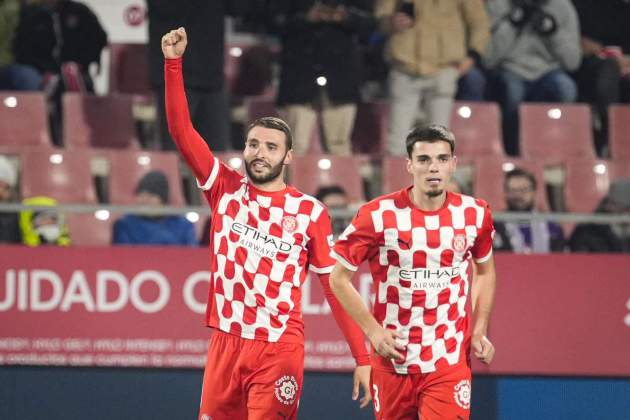 Abel Ruiz Miguel Gutiérrez gol Girona Valladolid