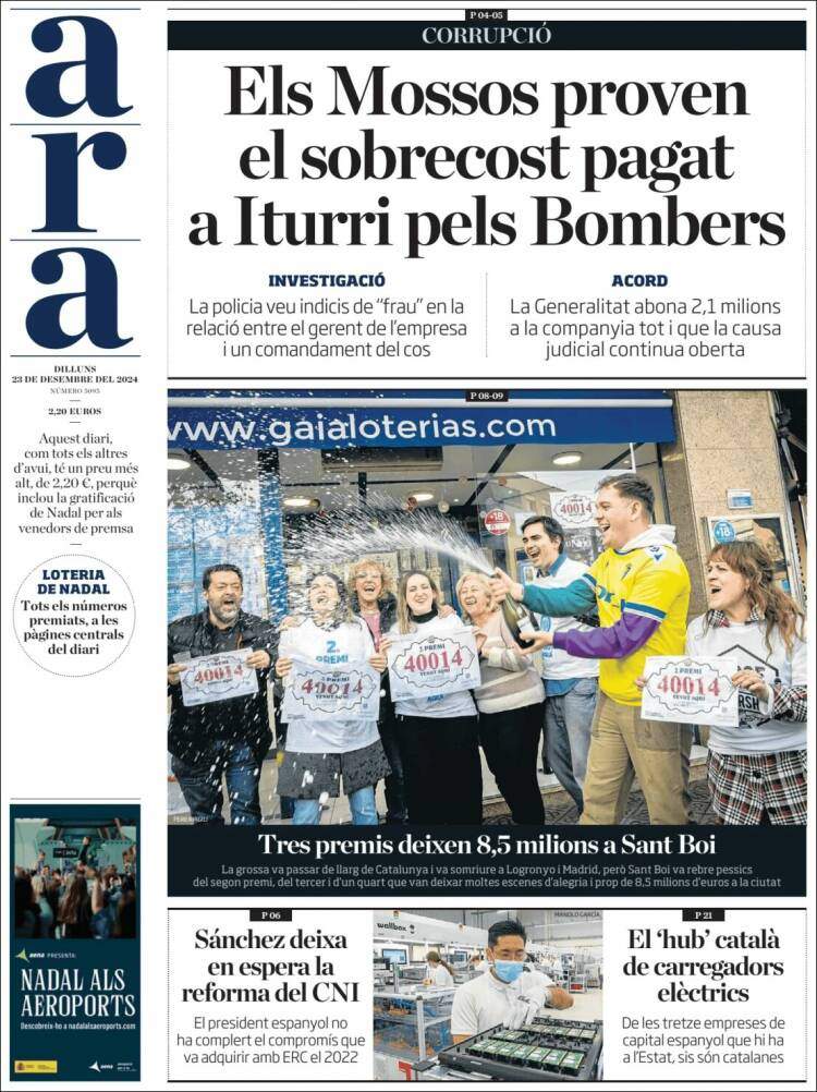 Portada 'Ara'