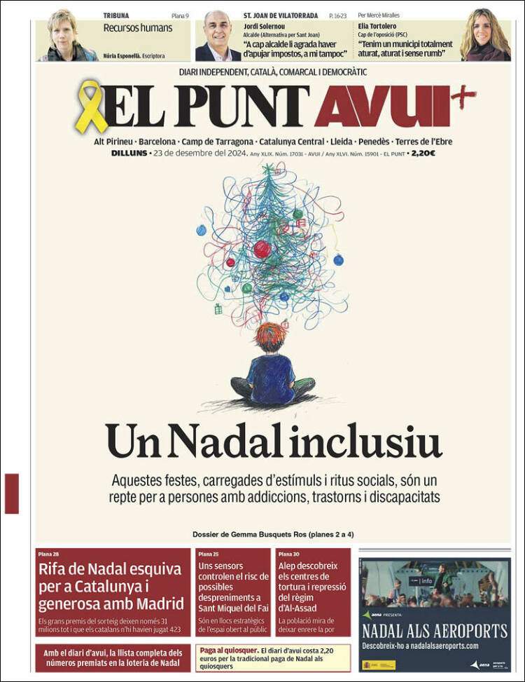 Portada 'El Punt Avui'