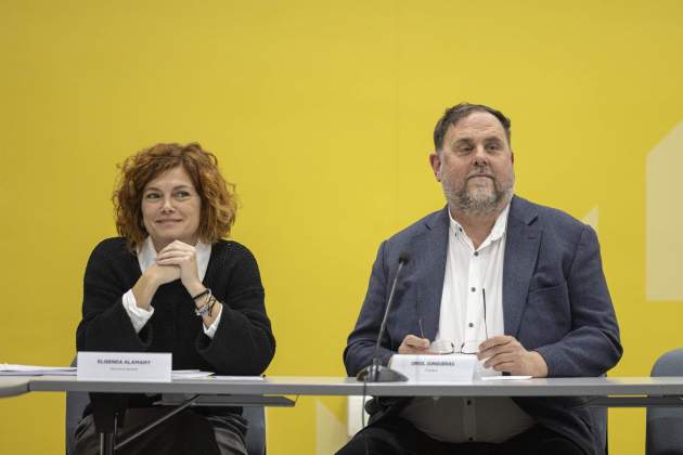 20241223 EXECUTIVA ERC Oriol Junqueras Elisenda Alamany / Foto: Montse Giralt