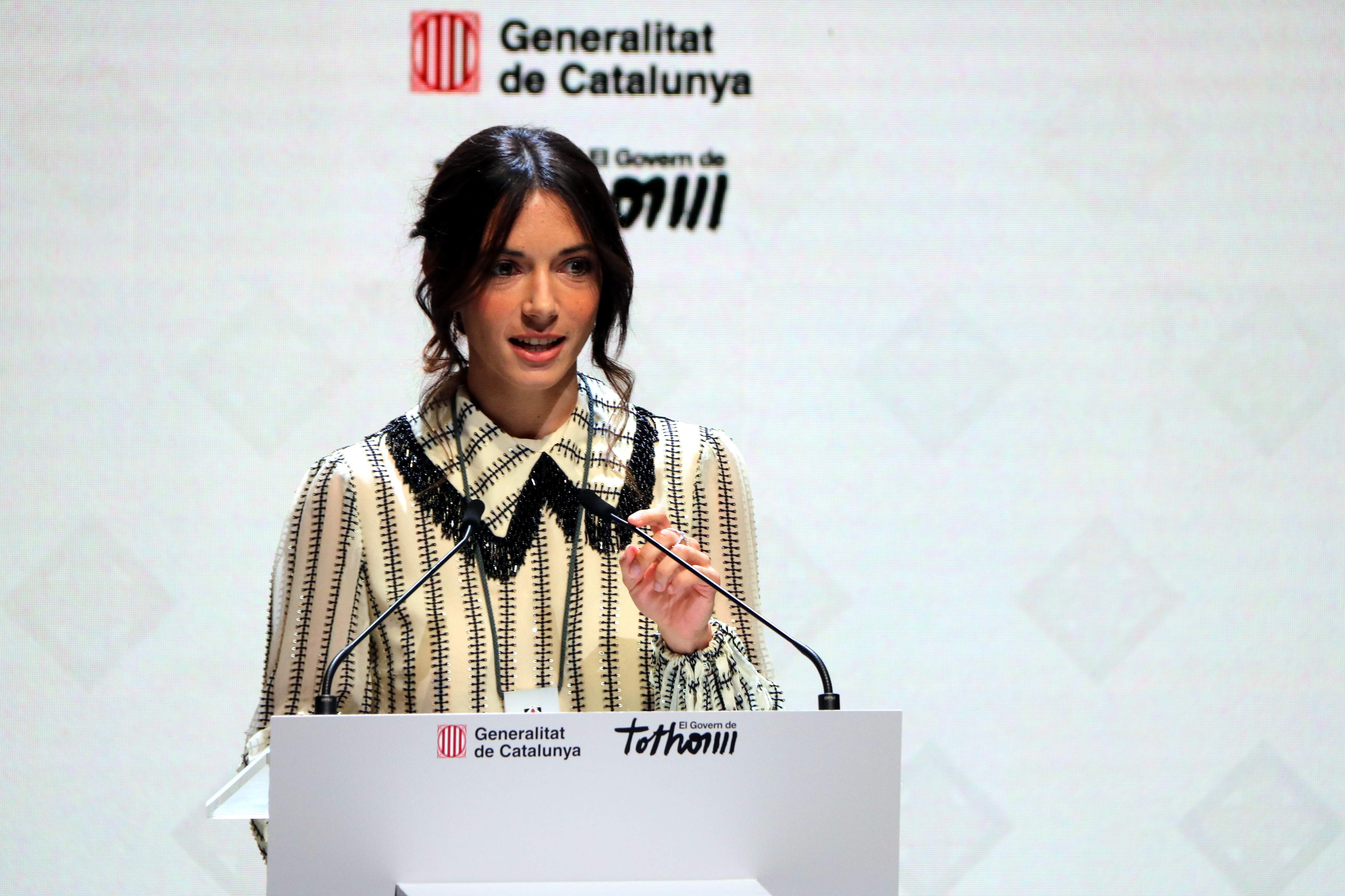 Aitana Bonmatí rep la Creu de Sant Jordi: "M'han criticat més pel català que pel futbol"