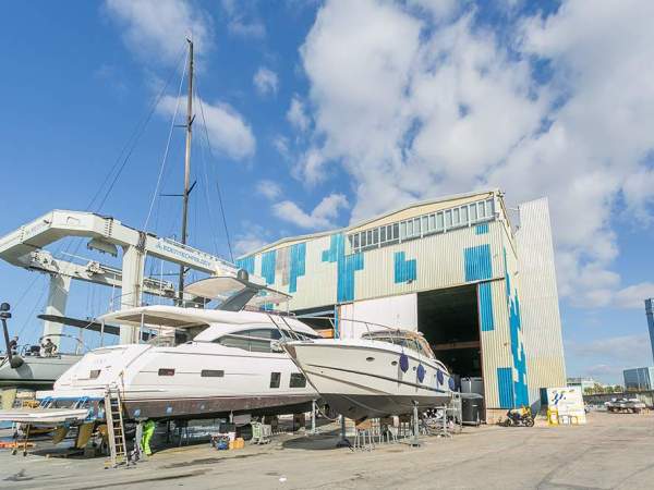 Interior de las instalaciones del Barcelona Nautic Center