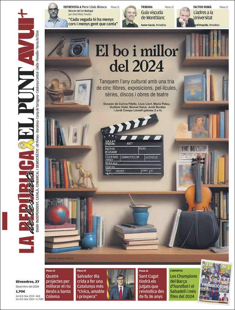 Portada 'El Punt Avui'