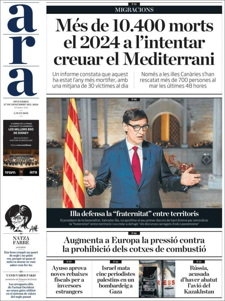 Portada 'Ara'