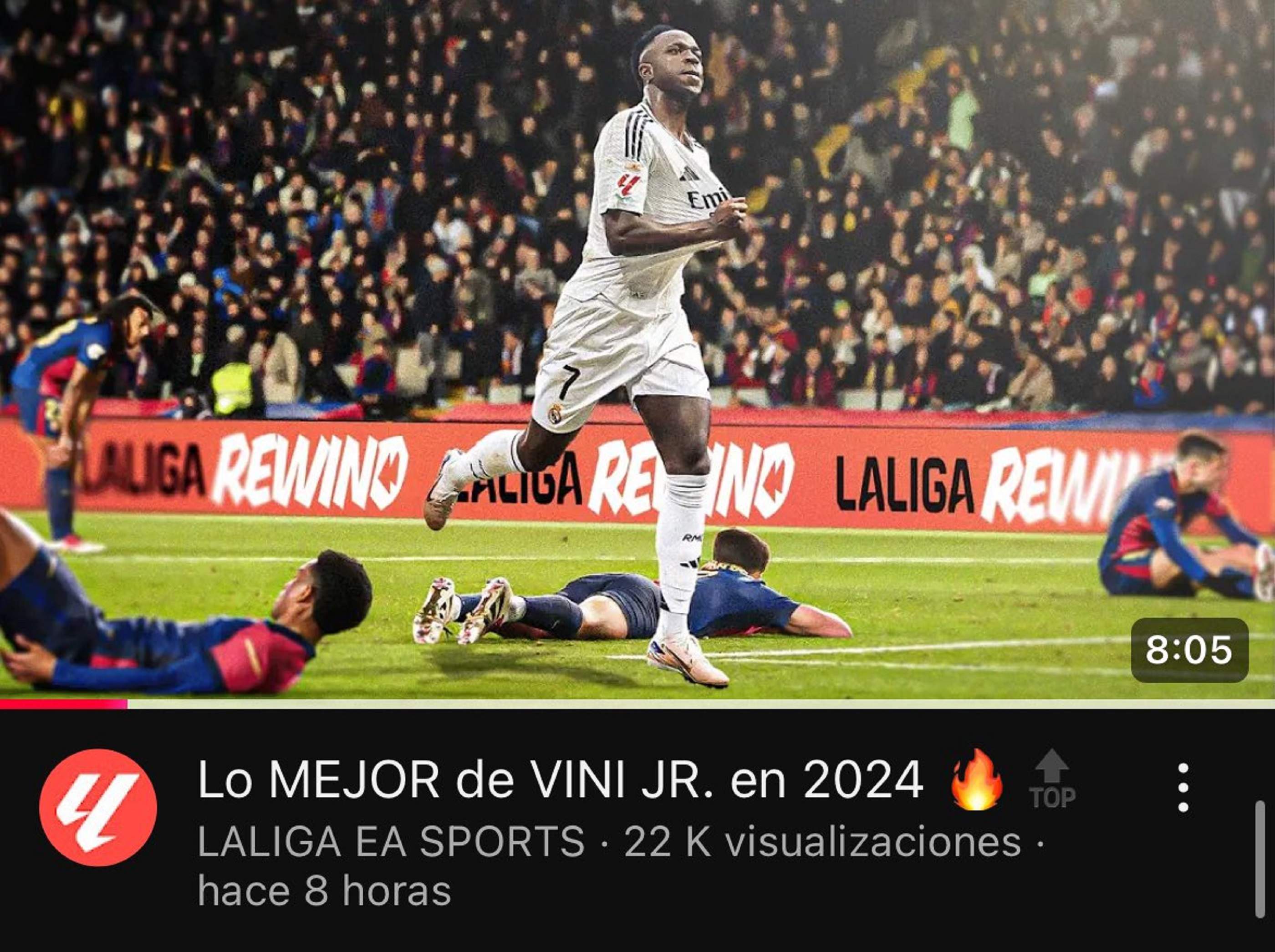 El indignante montaje de la Liga con Vinicius que ha desatado la ira de los culés