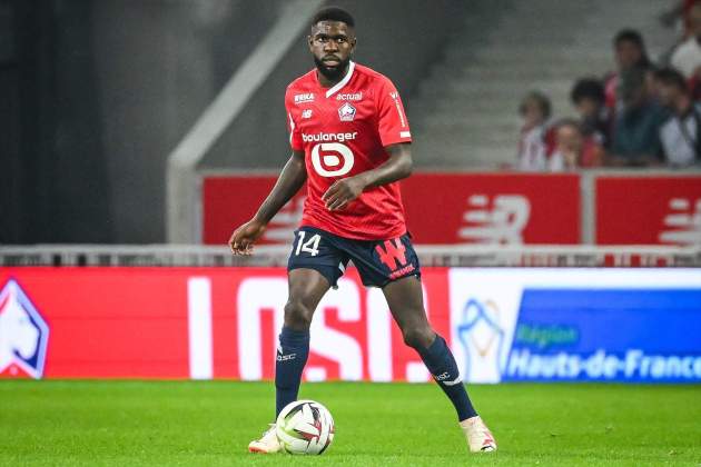 Samuel Umtiti, disputando un partido con el Lille / Foto: Europa Press