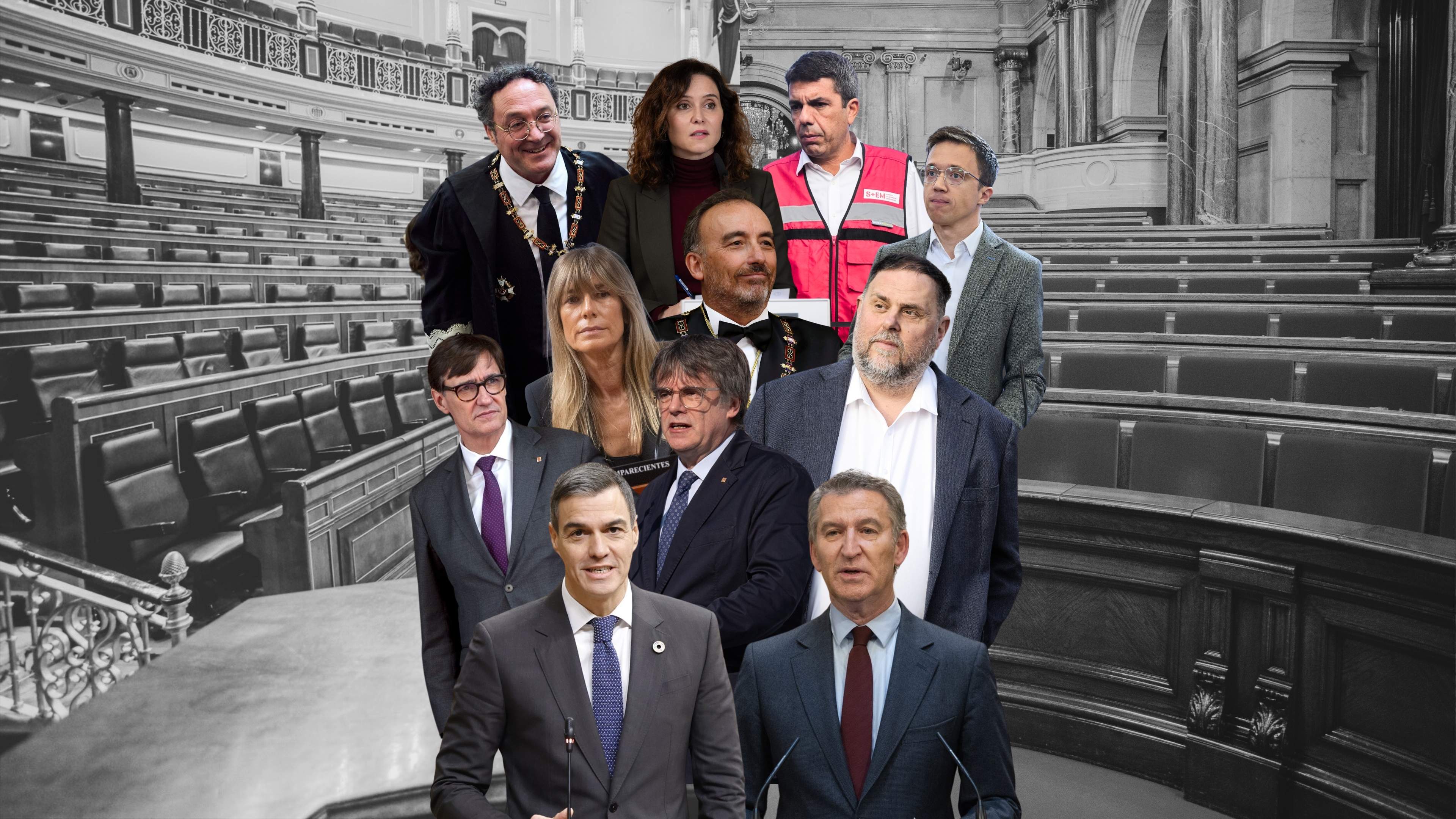 ⁠Los treinta nombres propios que han marcado un año político de máxima confrontación