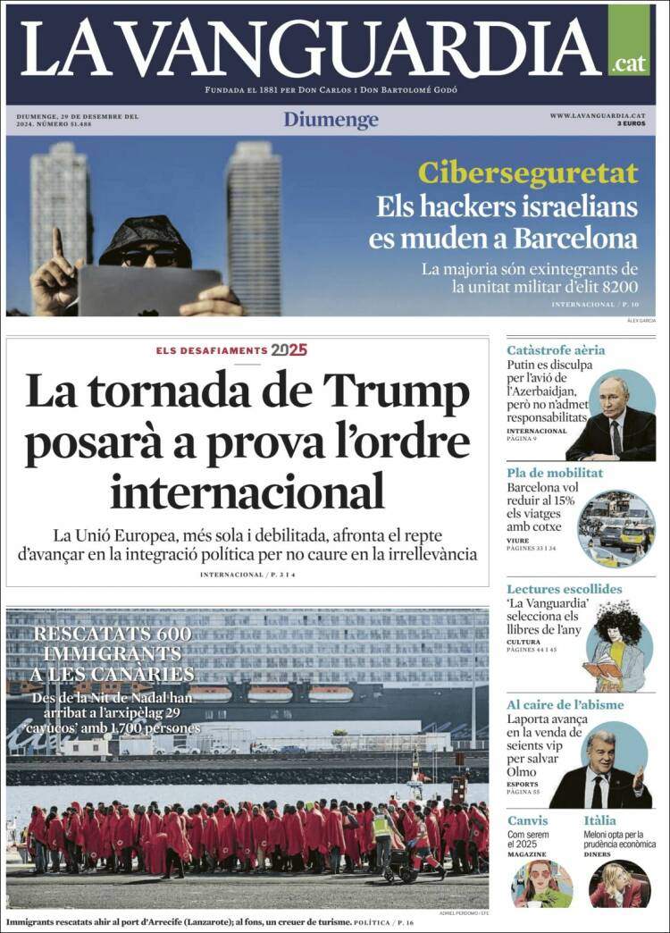 La Vanguardia, 29 desembre