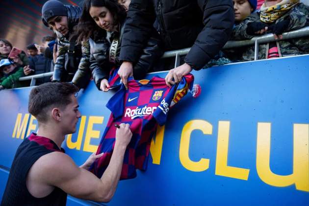 Gavi Barça Entrenament Portes Obertes / Foto: FC Barcelona