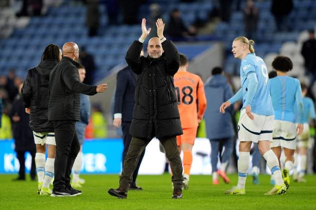 Pep Guardiola Manchester City Leicester / Foto: Europa Press