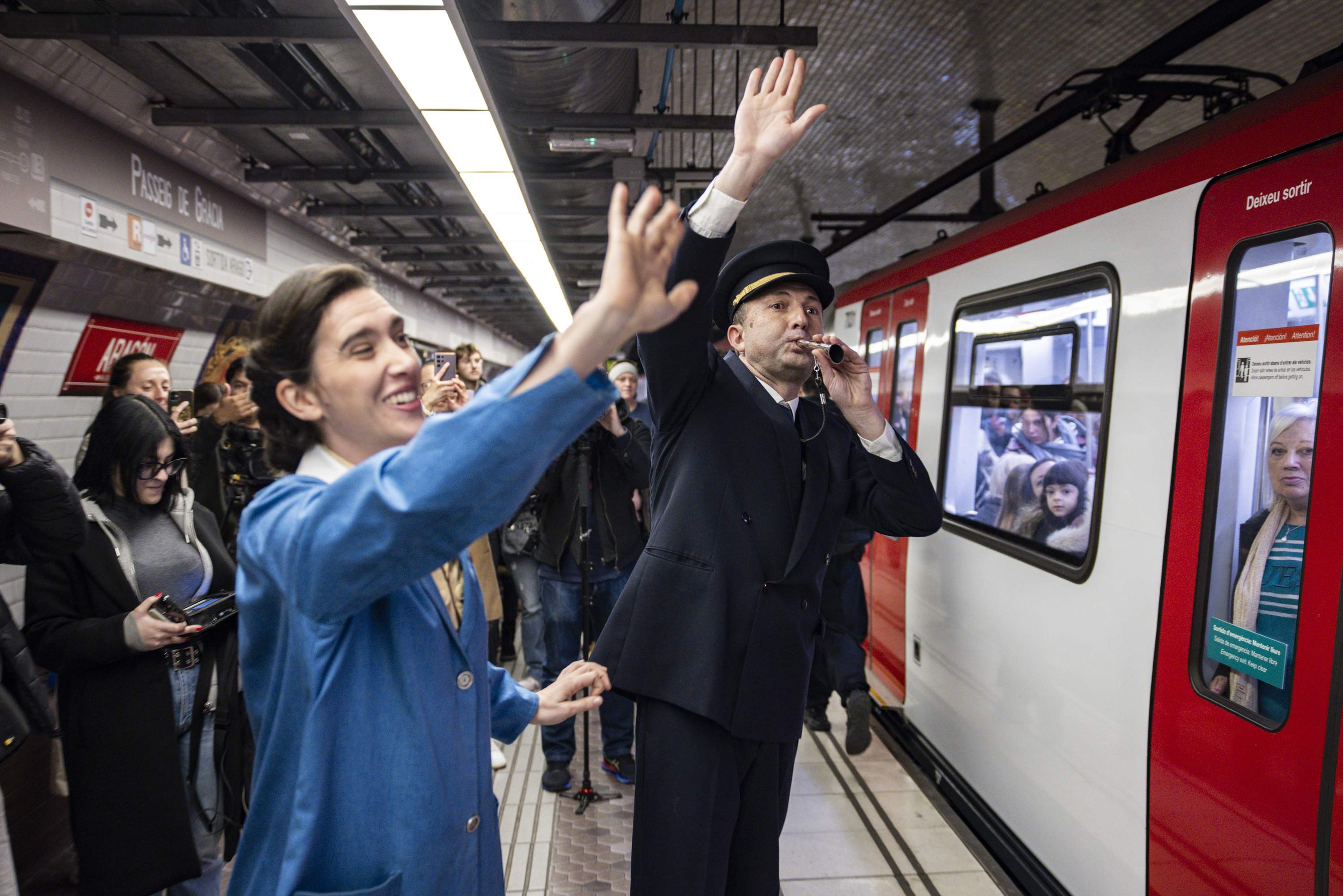 Viatge en el temps a l’estació de Passeig de Gràcia, tret de sortida del centenari del Metro