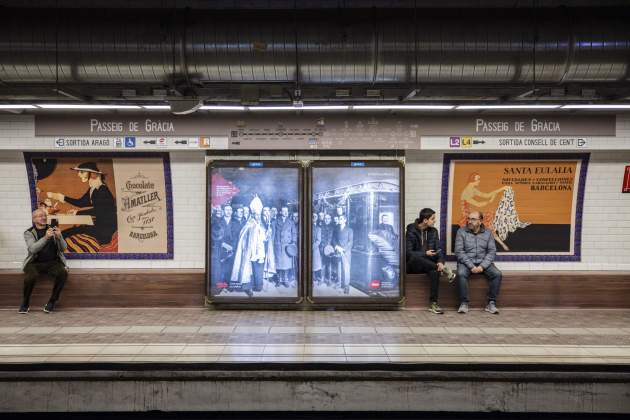 100 Años metro de Barcelona, L3 Paseo de Gràcia / Foto: Carlos Baglietto