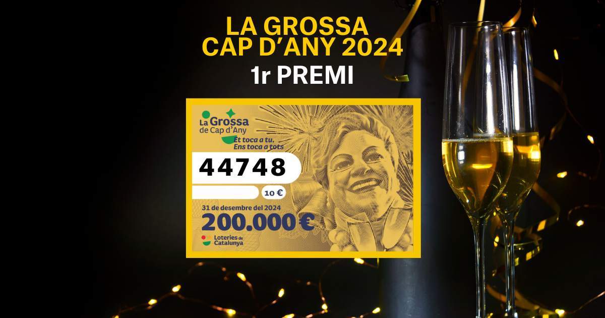 Primer premio de La Grossa de Cap d'Any 2024: 44748