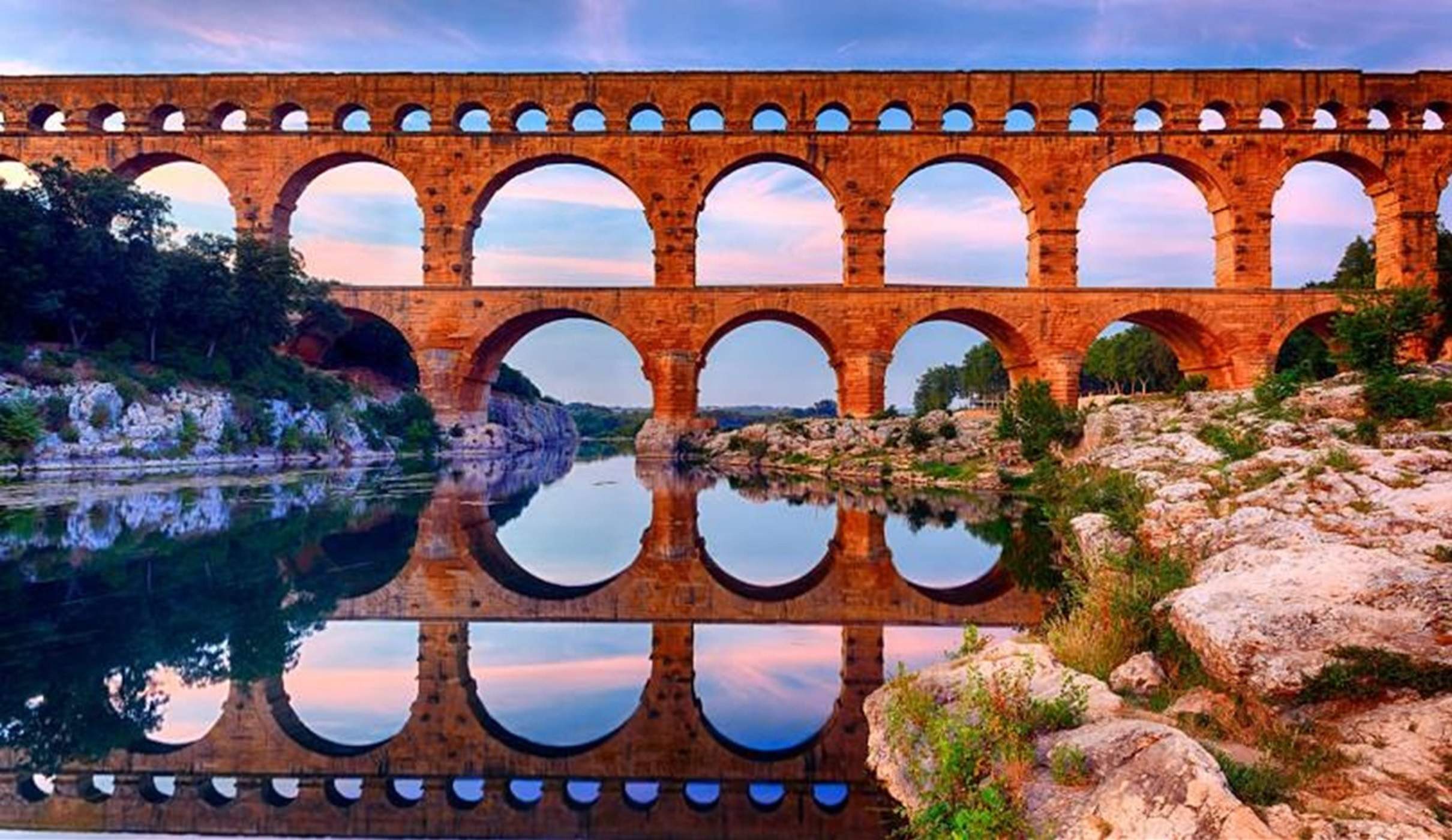 Pont de Gard. Aqueducte. Font Wikimedia Commonw