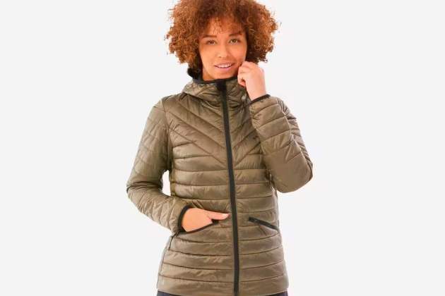 Chaqueta acolchada de esquí y nieve perlante Mujer Wedze / Decathlon