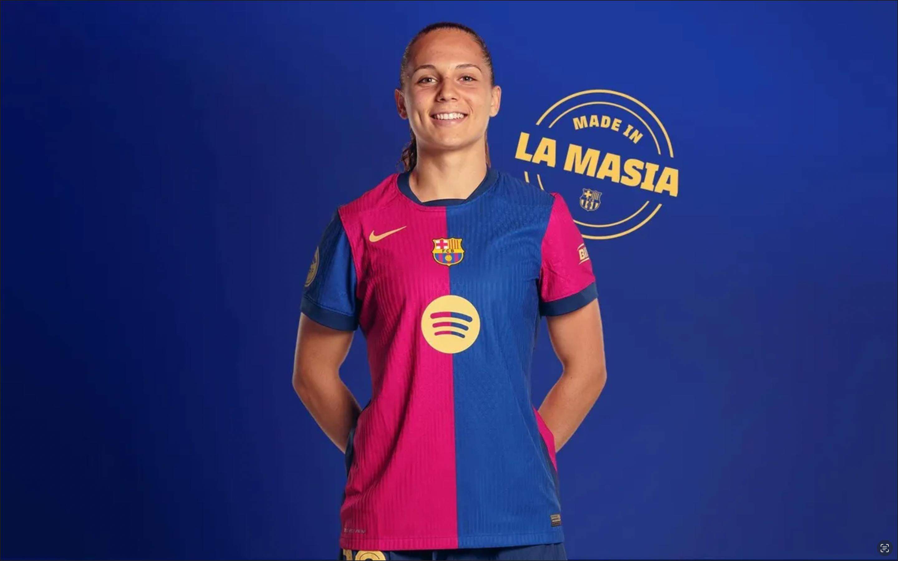 El Barça renova Martina Fernández i la cedeix a l'Everton fins a final de temporada