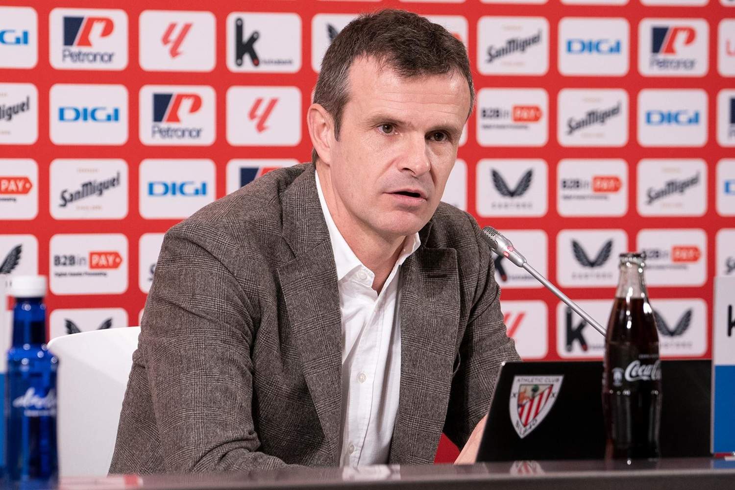 Jon Uriarte, president del Athletic Club, sobre el cas Dani Olmo: "Hi ha unes normes i s'han de complir"