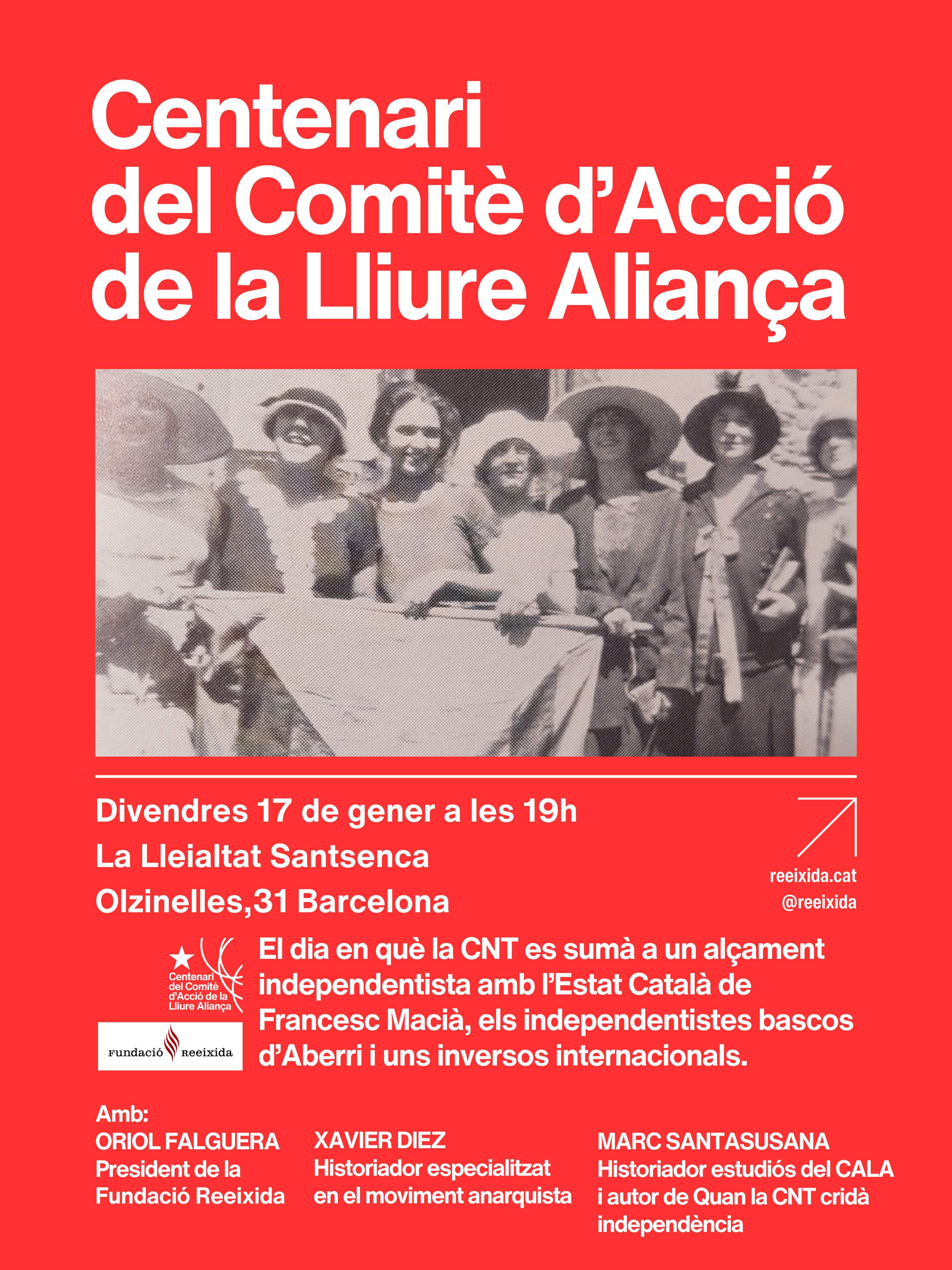 CARTELL CALA . Comitè d'Acció de la Lliure Aliança. Foto: Fundació Reeixida