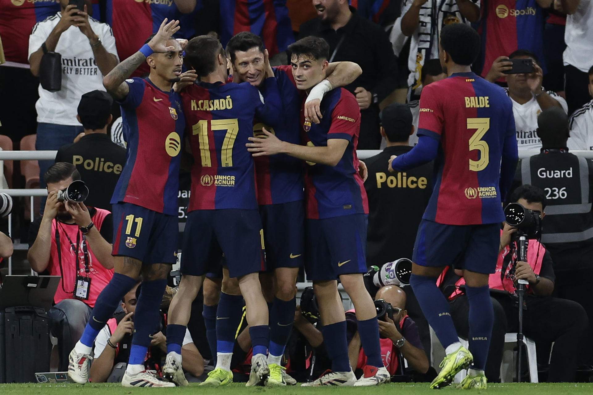 El Barça alliçona el Reial Madrid i encara és més líder al palmarès de la Supercopa d'Espanya