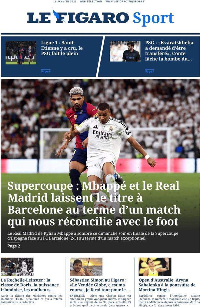 Le Figaro Sport Barça Madrid