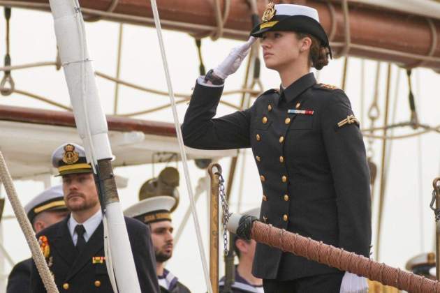 Leonor en el Juan Sebastián Elcano