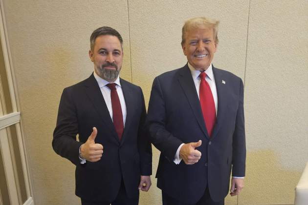 Donald Trump i Santiago Abascal / Europa Press