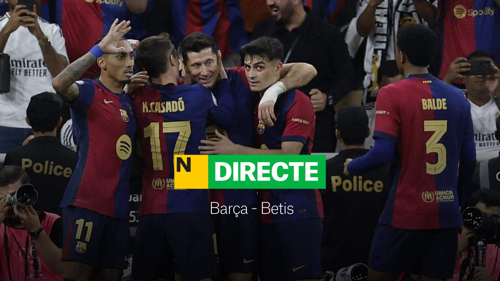 Barça - Betis dels vuitens de la Copa del Rei, DIRECTE | Festival blaugrana