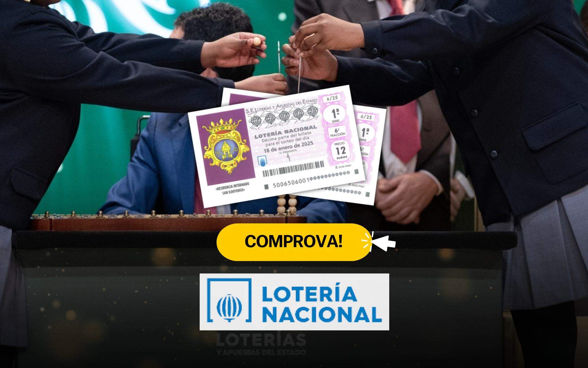 Comprovar Sorteig Especial Nens de Sant Ildefons: resultat de la Loteria Nacional avui, 18 de gener