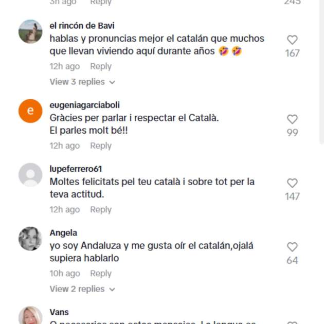 Comentaris Vídeo Anna Padilla   TikTok