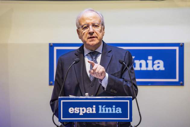 Roda de premsa de Jordi Domingo per les eleccions del Consell per la República / Foto: Carlos Baglietto