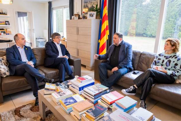 Reunio Carles Puigdemont y Oriol Junqueras en Waterloo / ACN