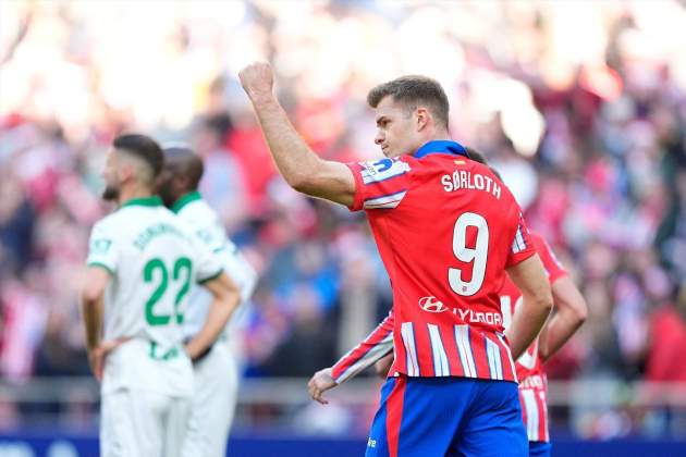 Alexander Sørloth gol Atlético de Madrid Getafe / Foto: Europa Press