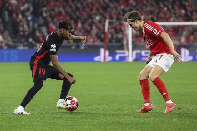 Lamine Yamal Benfica Barça / Foto: EFE