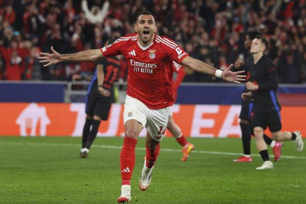 Vangelis Pavlidis Benfica Barça / Foto: EFE