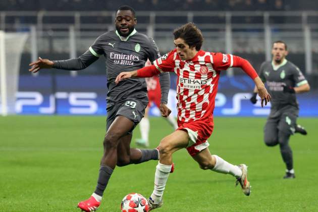 Youssouf Fofana Bryan Gil Milan Girona / Foto: EFE