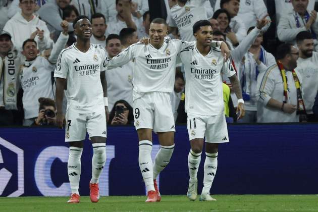 Vinicius Mbappé Rodrygo tridente Real Madrid / Foto: EFE