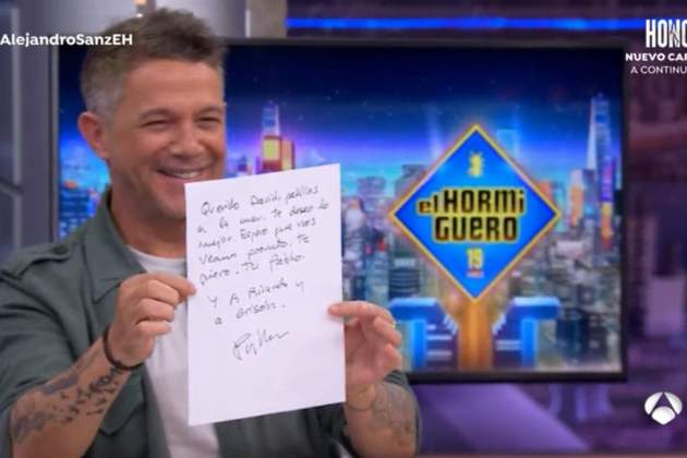 Carta Pablo Motos a David Broncano El Hormiguero