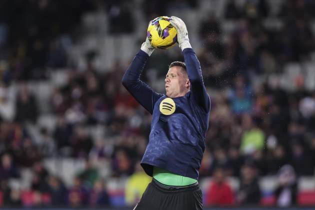 Szczesny escalfament Barça EFE