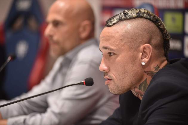 Radja Nainggolan rueda de prensa / Foto: Europa Press